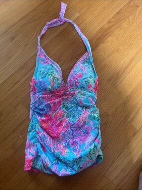 Lilly Pulitzer tankini swim top size - size- 0